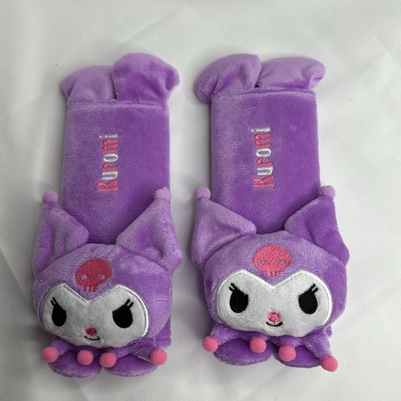 Sanrio Other - Sanrio KUROMI Plush Car Seat Belt Extended Comfort Shoulder Pads